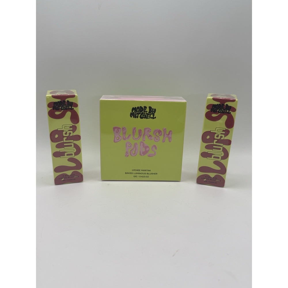 Made By Mitchell Blush Bundle Lychee Martini Blursh Pod + 2 A Shy Boy NEW